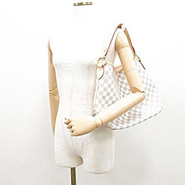Сумка Louis Vuitton N41606 Delightful PM Hobo Bag Damier Azur Canvas "White" фото № 8