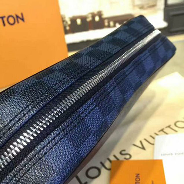 Косметичка Louis Vuitton N44031 Toiletry Bag Damier Cobalt Canvas "Navy Blue" фото № 9