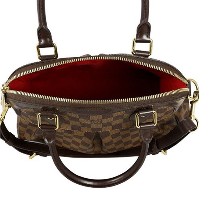 Сумка Louis Vuitton N51997 Trevi PM Tote Bag Damier Ebene Canvas "Brown" фото № 7