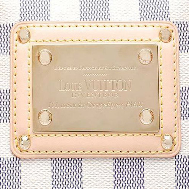 Сумка Louis Vuitton N52001 Berkeley Tote Bag Damier Azur Canvas "White" фото № 7