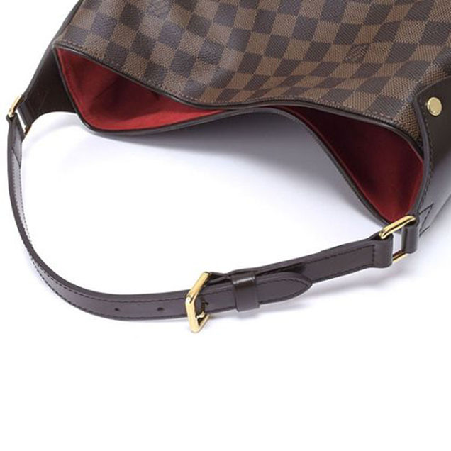 Сумка Louis Vuitton N63542 Reggia Hobo Bag Damier Ebene Canvas "Brown" фото № 5