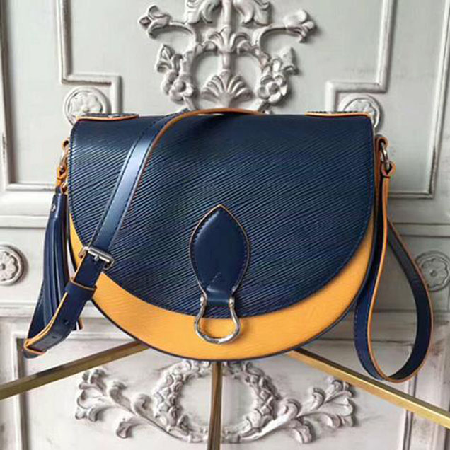 Сумка Louis Vuitton M54154 Saint Cloud Crossbody Bag Epi Leather "Navy Blue" фото № 2
