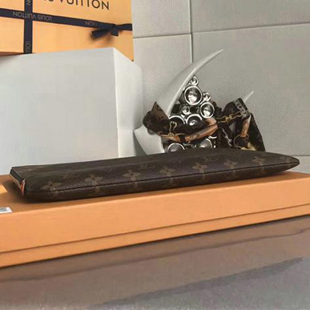 Клатч Louis Vuitton Etui Voyage GM M43442 Monogram Canvas "Brown" фото № 5