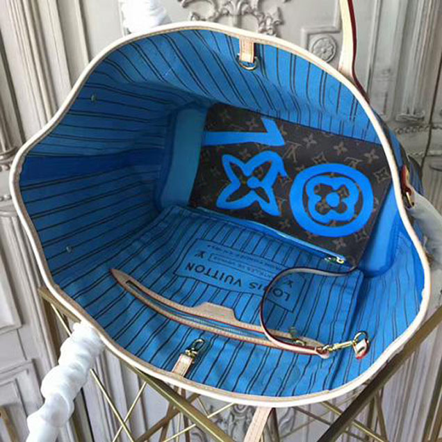 Сумка Louis Vuitton Neverfull MM M44194 Monogram Canvas "Brown" фото № 9