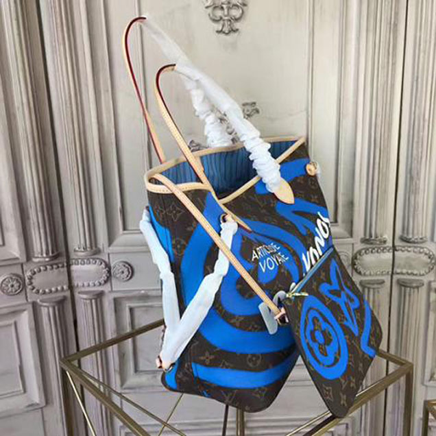 Сумка Louis Vuitton Neverfull MM M44194 Monogram Canvas "Brown" фото № 3