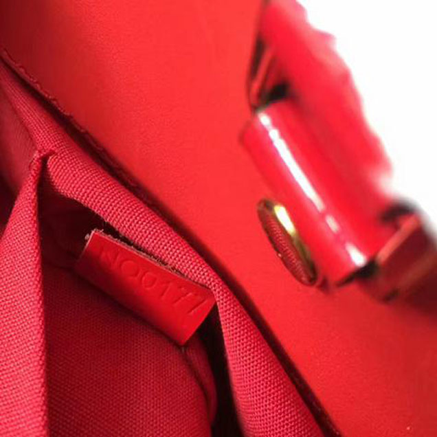 Сумка Louis Vuitton M50167 Montaigne MM Tote Bag Monogram Vernis "Red" фото № 10