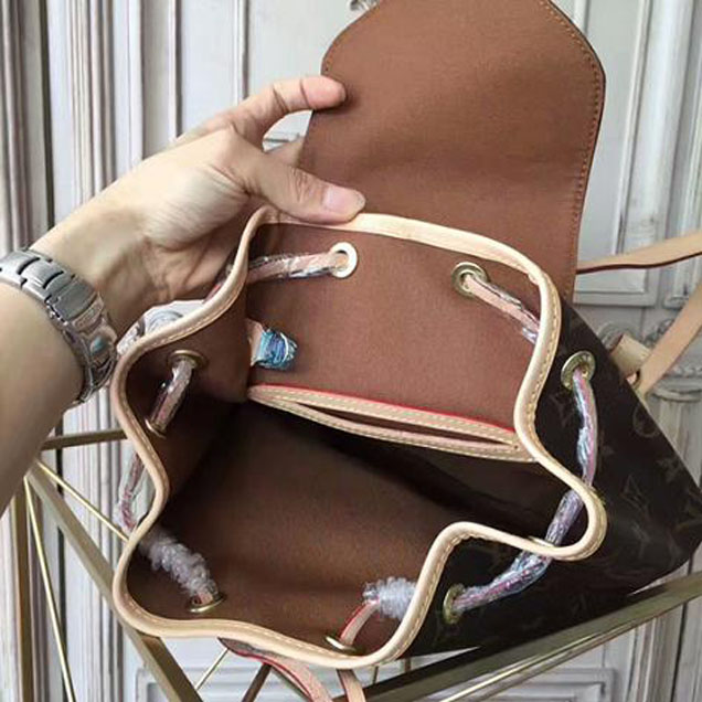 Рюкзак Louis Vuitton M51136 Montsouris MM Backpack Monogram Canvas "Brown" фото № 10