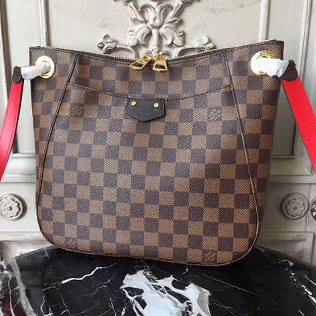 Сумка Louis Vuitton South Bank Besace N42230 Damier Ebene Canvas "Brown" фото № 5