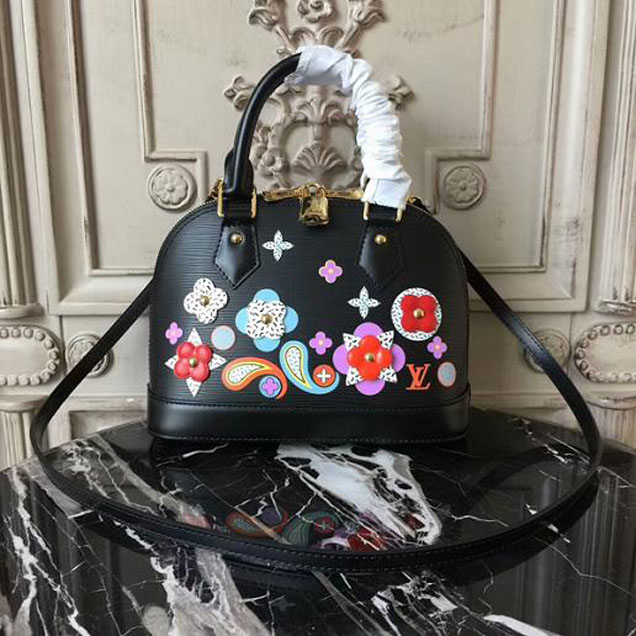 Сумка Louis Vuitton Alma BB M54836 Epi Leather "Black" фото № 2