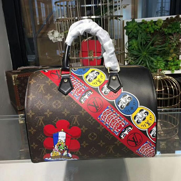 Сумка Louis Vuitton Speedy 30 M43505 Monogram Canvas "Brown" фото № 4