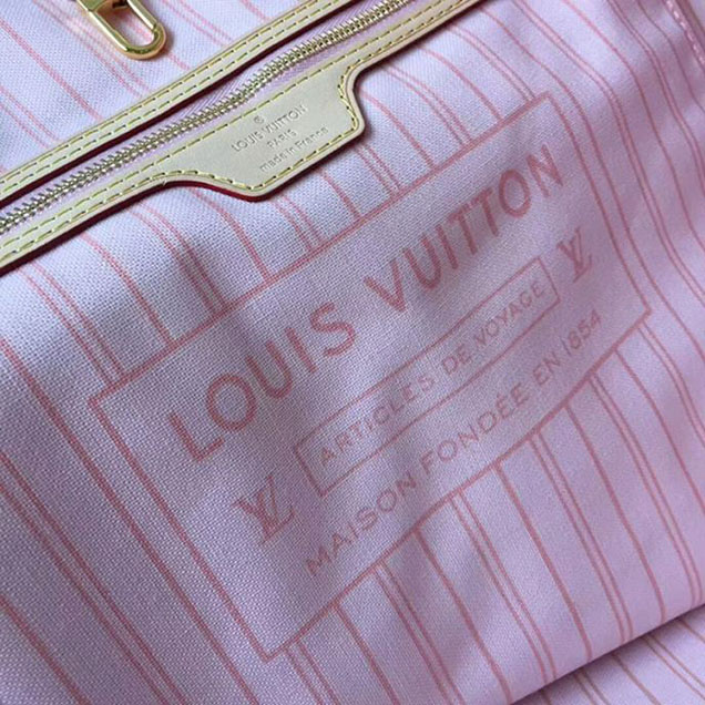 Сумка Louis Vuitton Neverfull GM N41604 Damier Azur Canvas "White" фото № 9