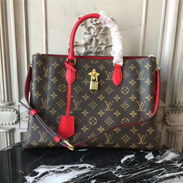 Сумка Louis Vuitton Monogram Canvas Flower Tote M43553 "Brown" фото № 10