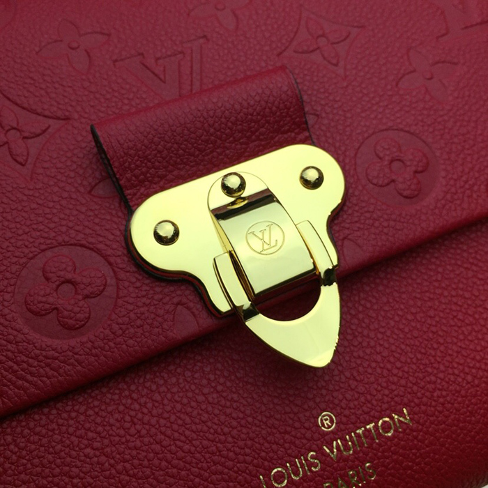 Сумка Louis Vuitton Vavin PM M43936 Monogram Empreinte Leather Scarlett "Red" фото № 5