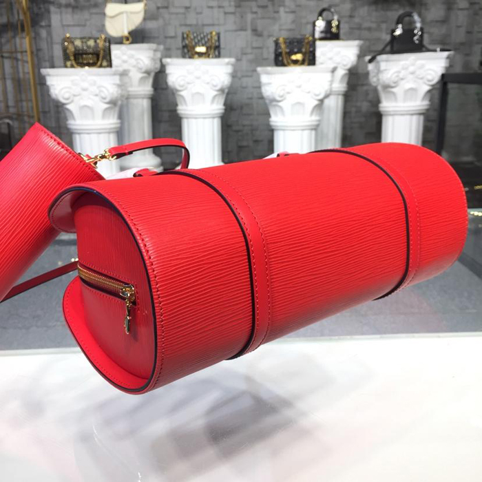 Сумка Louis Vuitton Soufflot Bag M52222 Epi Leather "Red" фото № 5