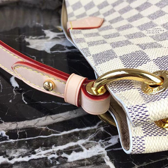 Сумка Louis Vuitton Graceful MM N42232 Damier Azur Canvas Beige "White" фото № 5