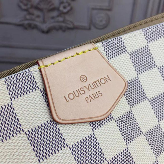 Сумка Louis Vuitton Graceful MM N42232 Damier Azur Canvas Beige "White" фото № 4