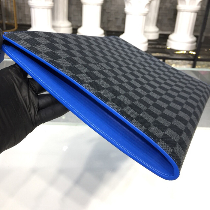 Клатч Louis Vuitton Pochette Jour GM N64032 Damier Graphite Canvas "Graphite" фото № 7