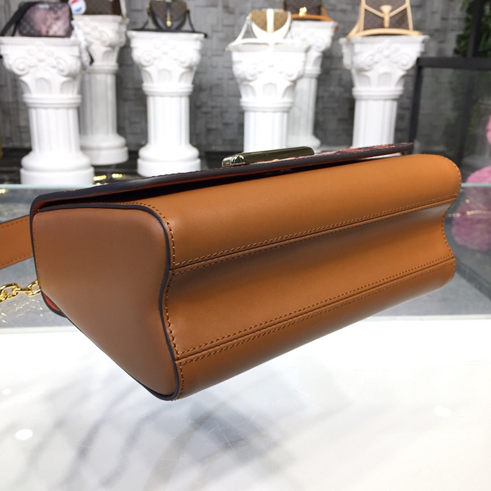 Сумка Louis Vuitton Twist MM M44408 Monogram Canvas "Brown" фото № 8