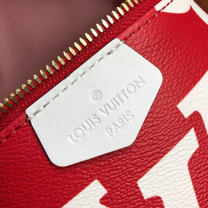 Сумка Louis Vuitton Bumbag M44575 Monogram Coated Canvas "Red" фото № 7