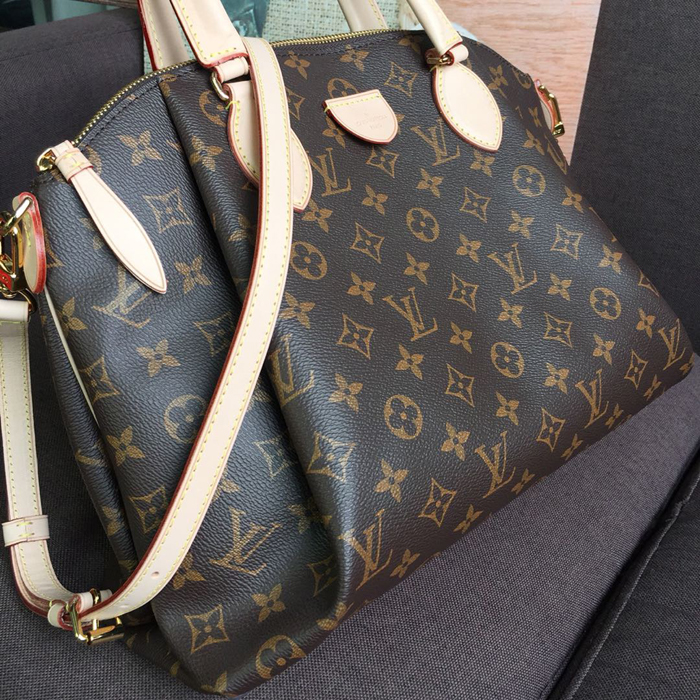 Сумка Louis Vuitton Rivoli MM M44546 Monogram Canvas "Brown" фото № 3