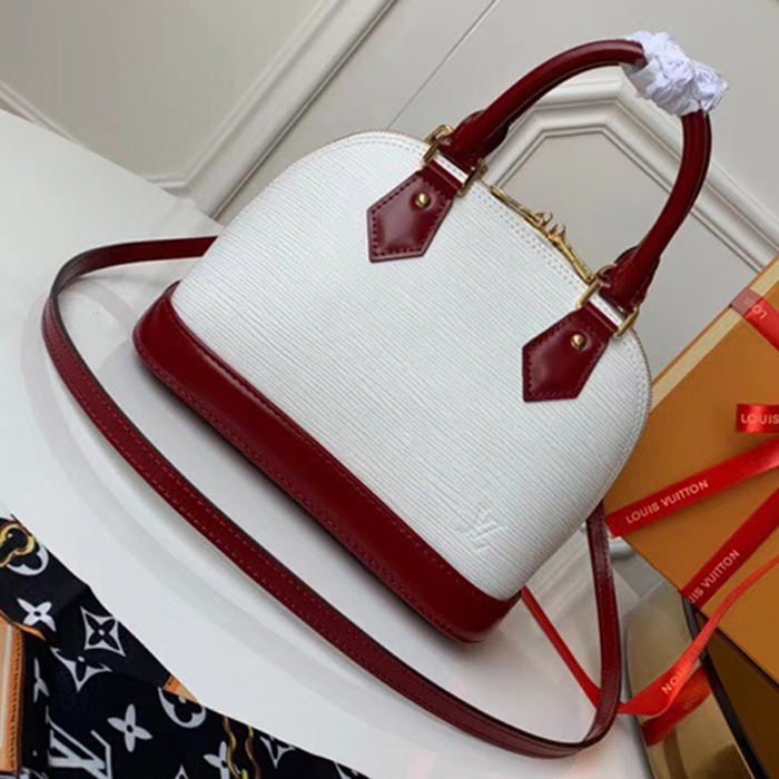 Сумка Louis Vuitton Alma BB M53589 Epi Leather "White" фото № 2