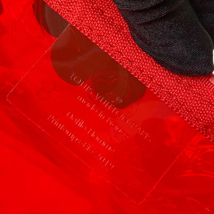 Сумка Louis Vuitton Keepall Bandouliere 50 M53274 Monogram PVC "Red" фото № 10