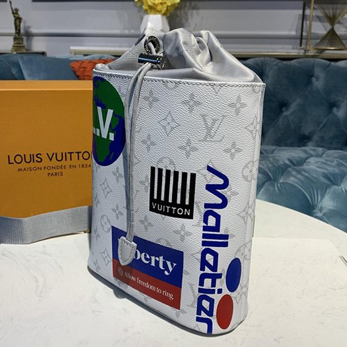 Сумка Louis Vuitton Chalk Sling Bag M44629 Monogram Canvas "White" фото № 3