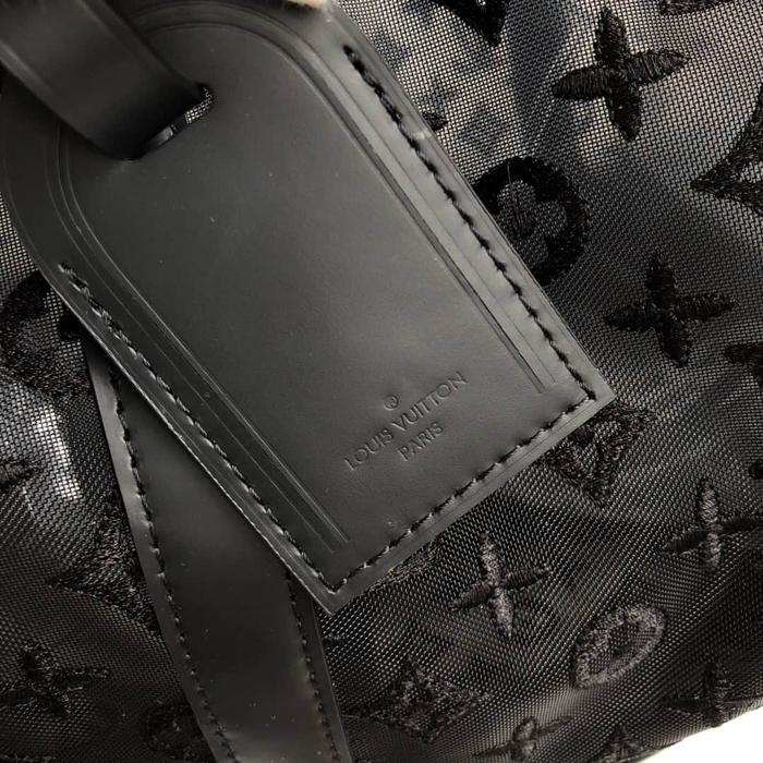 Сумка Louis Vuitton Keepall Bandouliere 50 M53971 Monogram Canvas "Black" фото № 9