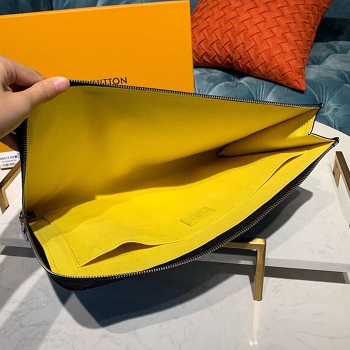 Клатч Louis Vuitton Pochette Jour GM M68198 Epi Leather "Black" фото № 7