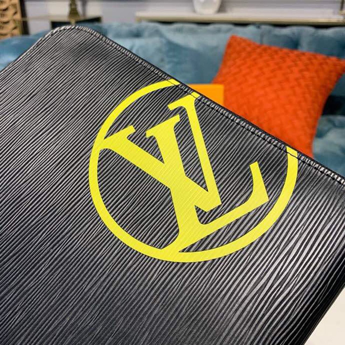 Клатч Louis Vuitton Pochette Jour GM M68198 Epi Leather "Black" фото № 5