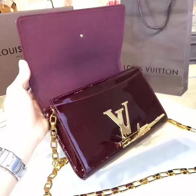 Сумка Louis Vuitton CHAIN LOUISE GM M94425 "Purple" фото № 5
