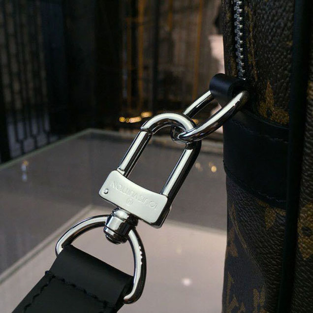 Портфель Louis Vuitton Porte-Documents Voyage PM Bag 38cm Monogram Macassar Canvas Fall Winter 2018 Collection M52005 "Brown" фото № 4
