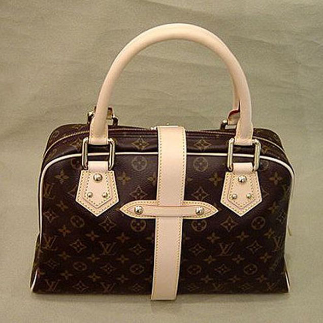 Сумка Louis Vuitton M40025 Manhattan GM Tote Bag Monogram Canvas "Brown" фото № 4