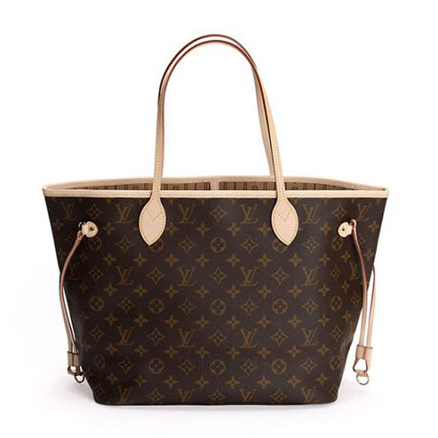 Сумка Louis Vuitton M40156 Neverfull MM Shoulder Bag Monogram Canvas "Brown" фото № 2