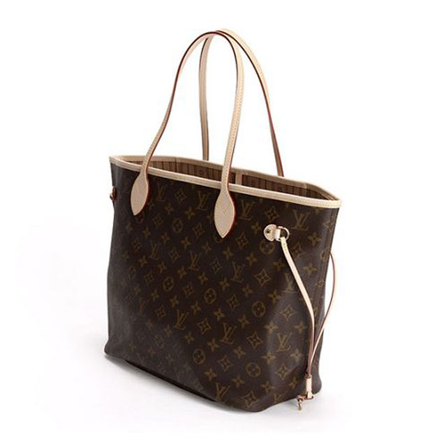 Сумка Louis Vuitton M40156 Neverfull MM Shoulder Bag Monogram Canvas "Brown" фото № 4