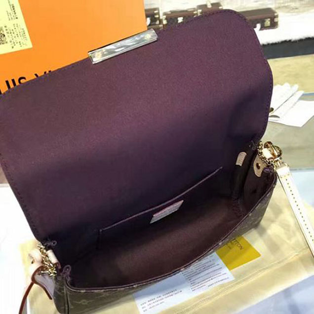 Сумка Louis Vuitton M40718 Favorite MM Monogram Canvas "Brown" фото № 10