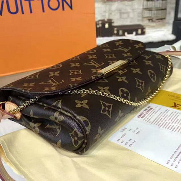 Сумка Louis Vuitton M40718 Favorite MM Monogram Canvas "Brown" фото № 5