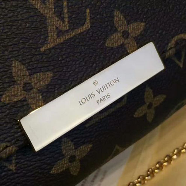 Сумка Louis Vuitton M40718 Favorite MM Monogram Canvas "Brown" фото № 7