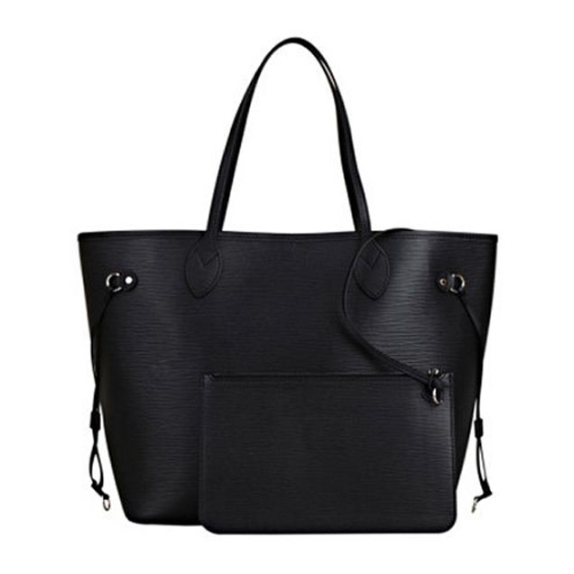 Сумка Louis Vuitton M40932 Neverfull MM Shoulder Bag Epi Leather "Black" фото № 4