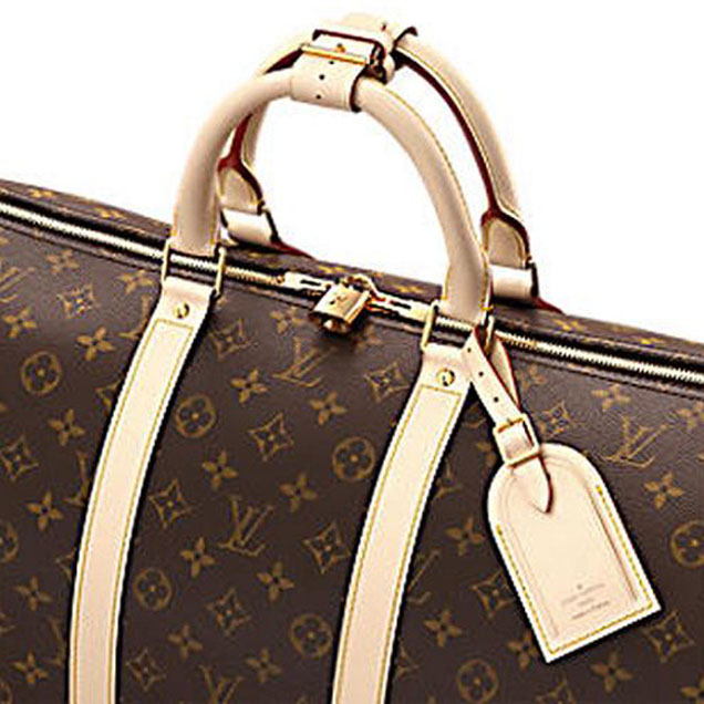 Сумка Louis Vuitton M41424 Keepall 55 Duffel Bag Monogram Canvas "Brown" фото № 4