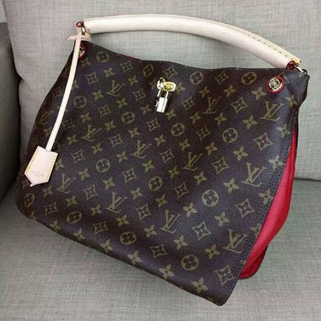Сумка Louis Vuitton M41620 Gaia Hobo Bag Monogram Canvas "Brown" фото № 2