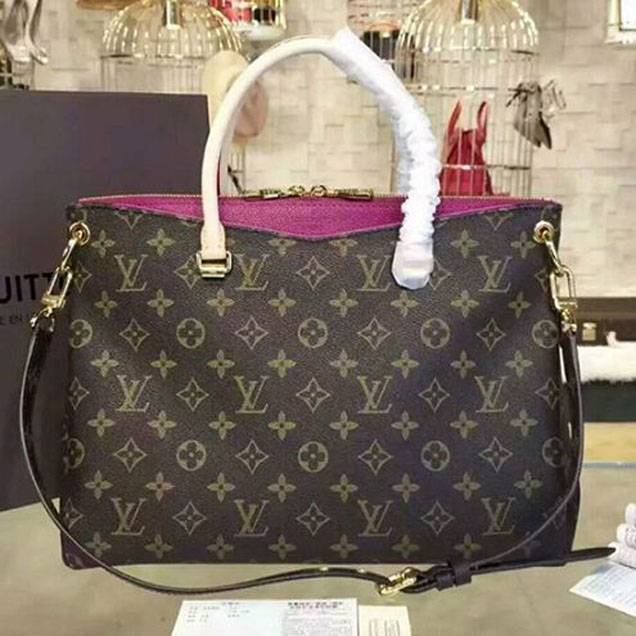 Сумка Louis Vuitton M41633 Pallas Tote Bag Monogram Canvas "Brown" фото № 2