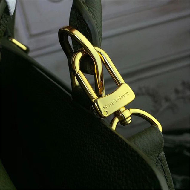 Сумка Louis Vuitton M43250 Vosges MM Tote Bag Monogram Empreinte Leather "Green" фото № 8