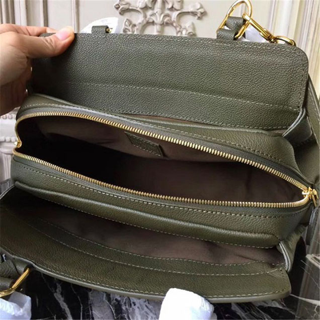 Сумка Louis Vuitton M43250 Vosges MM Tote Bag Monogram Empreinte Leather "Green" фото № 9