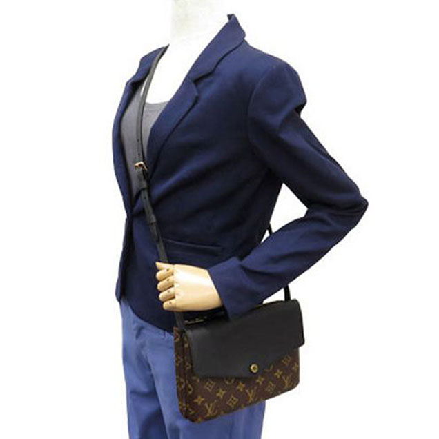 Сумка Louis Vuitton M50185 Twice Crossbody Bag Monogram Canvas "Brown" фото № 9