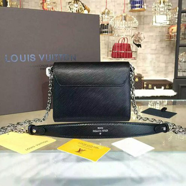 Сумка Louis Vuitton M50332 Twist PM Shoulder Bag Epi Leather "Black" фото № 3