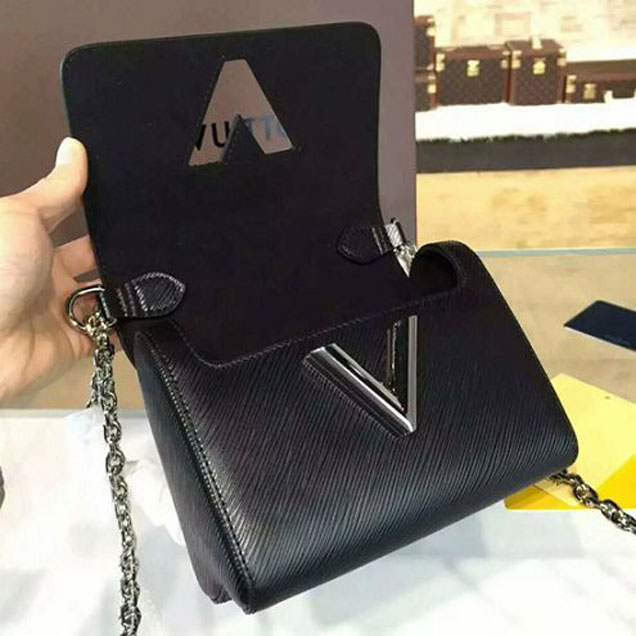 Сумка Louis Vuitton M50332 Twist PM Shoulder Bag Epi Leather "Black" фото № 8