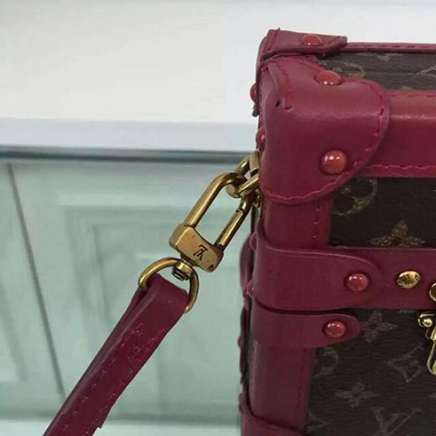 Сумка Louis Vuitton M50388 Petite Malle Crossbody Bag Monogram Canvas "Brown" фото № 6