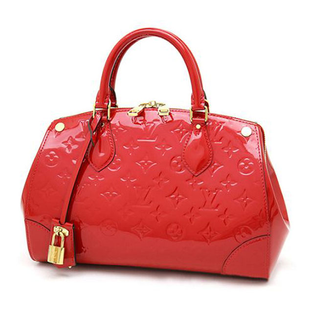 Сумка Louis Vuitton M50511 Santa Monica Tote Bag Monogram Vernis "Red" фото № 2