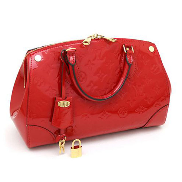 Сумка Louis Vuitton M50511 Santa Monica Tote Bag Monogram Vernis "Red" фото № 5